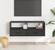 vidaXL Szafka pod TV, czarna, 100x31x39,5 cm
