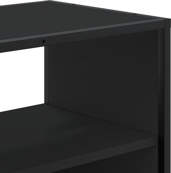 vidaXL Szafka pod TV, czarna, 100x31x39,5 cm
