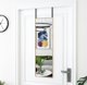 vidaXL Καθρέφτης πόρτας, χρυσός, 30x100 cm, γυαλί και αλουμίνιο