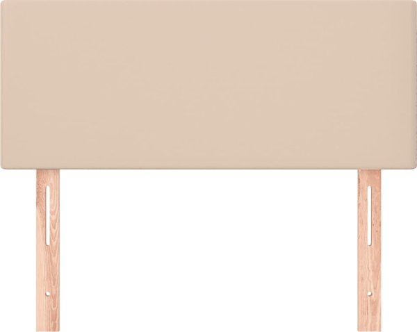 vidaXL Ζαγλόβκος κρεβατιού, cappuccino, 100x5x78/88 cm, συνθετικό δέρμα