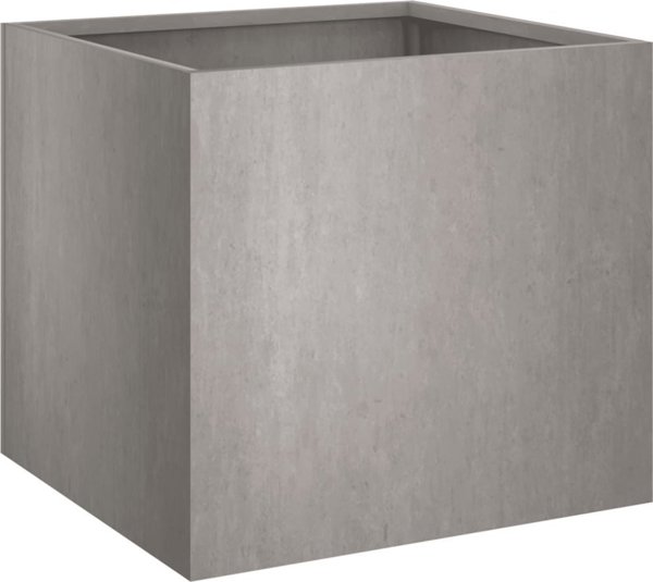vidaXL Donica, szara, 49x47x46 cm, stal kortenowska