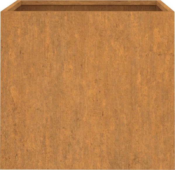 vidaXL Donica, szara, 49x47x46 cm, stal kortenowska