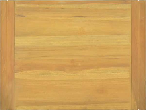 vidaXL Ράφι μπάνιου, 60x45x35 cm, από μασίφ ξύλο τεκ