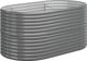 vidaXL vidaXL Donica ogrodowa, malowana proszkowo stal, 152x80x68 cm, szara