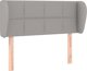 vidaXL Ζαγκλοβέκ uszak, ανοιχτό γκρι, 93x23x78/88 εκ., ύφασμα