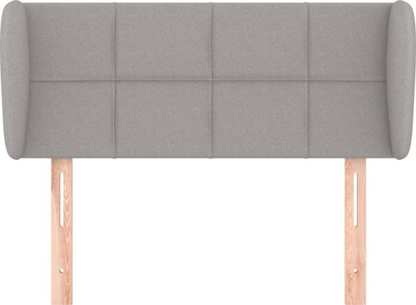 vidaXL Ζαγκλοβέκ uszak, ανοιχτό γκρι, 93x23x78/88 εκ., ύφασμα