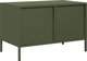 vidaXL Szafka RTV, oliwkowa, 68x39x43,5 cm, stal walcowana na zimno