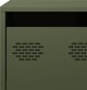 vidaXL Szafka RTV, oliwkowa, 68x39x43,5 cm, stal walcowana na zimno
