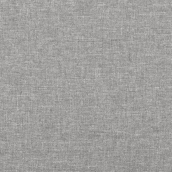 vidaXL Κορμός Κρεβατιού με Κεφαλάρι, Ανοιχτό Γκρι, 100x200 cm, Υφασμάτινος