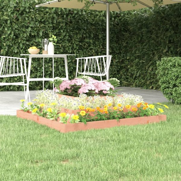 vidaXL Donica, 110x110x27 cm, lite drewno daglezjowe