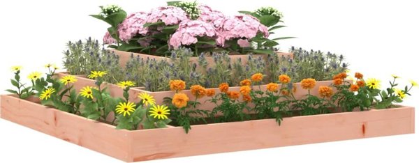 vidaXL Donica, 110x110x27 cm, lite drewno daglezjowe