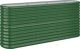 vidaXL vidaXL Donica ogrodowa, malowana proszkowo stal, 152x40x68 cm, zielona