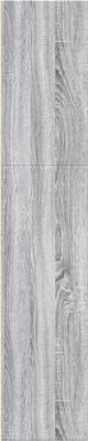 vidaXL Ράφι για βιβλία, γκρίζα δρυς sonoma, 60x30x152 εκ
