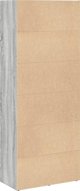 vidaXL Ράφι για βιβλία, γκρίζα δρυς sonoma, 60x30x152 εκ
