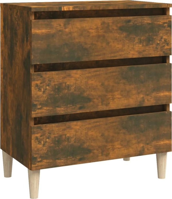 vidaXL Szafka, przydymiony dab, 60x35x69 cm, material drewnopochodny