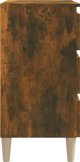 vidaXL Szafka, przydymiony dab, 60x35x69 cm, material drewnopochodny