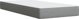 vidaXL Lozko kontynentalne z materacem, jasnoszare, tkanina, 100x200 cm