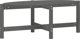 vidaXL vidaXL Stolik kawowy, szary, 118x63x45 cm, lite drewno sosnowe
