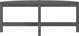 vidaXL vidaXL Stolik kawowy, szary, 118x63x45 cm, lite drewno sosnowe