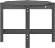 vidaXL vidaXL Stolik kawowy, szary, 118x63x45 cm, lite drewno sosnowe