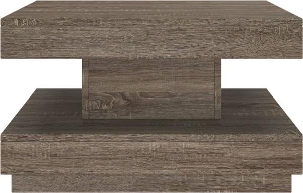 vidaXL vidaXL Stolik kawowy, szary, 60x60x35 cm, MDF