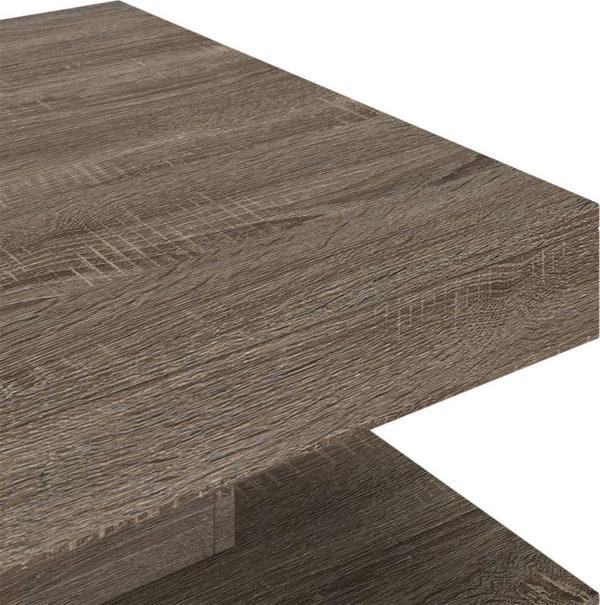 vidaXL vidaXL Stolik kawowy, szary, 60x60x35 cm, MDF