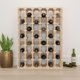 vidaXL vidaXL Stojak na wino, 70x33x94 cm, lite drewno sosnowe