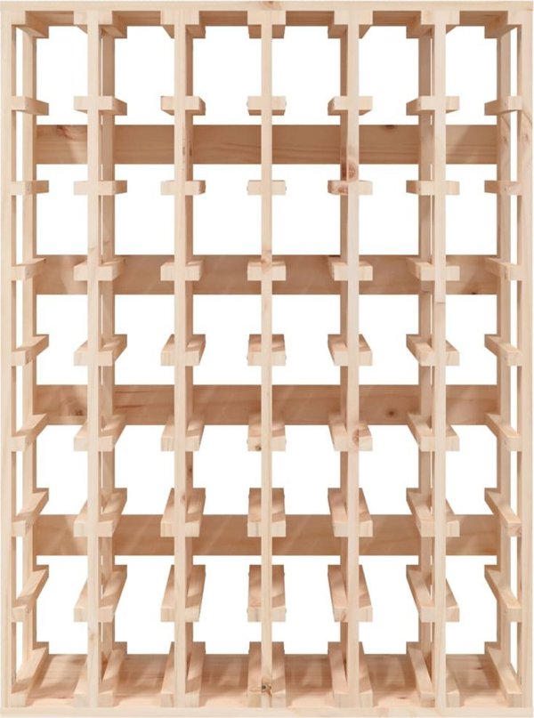 vidaXL vidaXL Stojak na wino, 70x33x94 cm, lite drewno sosnowe