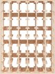 vidaXL vidaXL Stojak na wino, 70x33x94 cm, lite drewno sosnowe