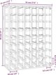 vidaXL vidaXL Stojak na wino, 70x33x94 cm, lite drewno sosnowe