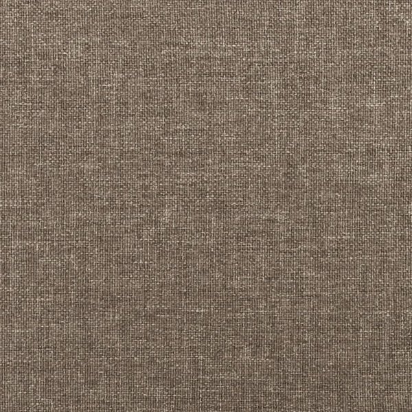 vidaXL Κρεβάτι continental με στρώμα, taupe, ύφασμα, 80x200 εκ.