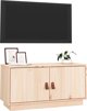 vidaXL Szafka pod TV, 80x34x40 cm, lite drewno sosnowe