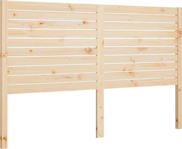 vidaXL Προσκέφαλο κρεβατιού, 146x4x100 εκ., μασίφ πεύκο