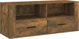 vidaXL Szafka pod telewizor, przydymiony dab, 100x35x40 cm