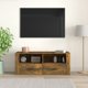 vidaXL Szafka pod telewizor, przydymiony dab, 100x35x40 cm