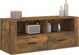 vidaXL Szafka pod telewizor, przydymiony dab, 100x35x40 cm