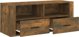 vidaXL Szafka pod telewizor, przydymiony dab, 100x35x40 cm