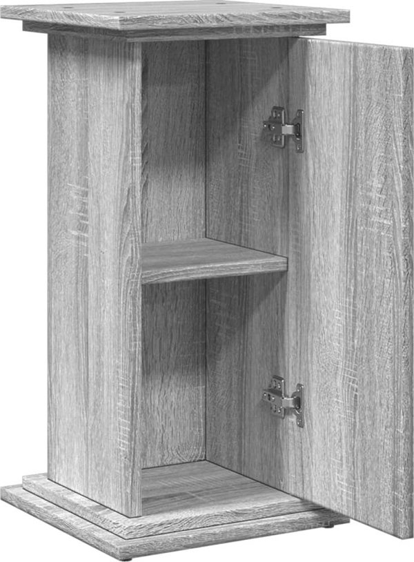 vidaXL Βάση με αποθηκευτικό χώρο γκρι δρυς Sonoma 31x30x60 εκ.
