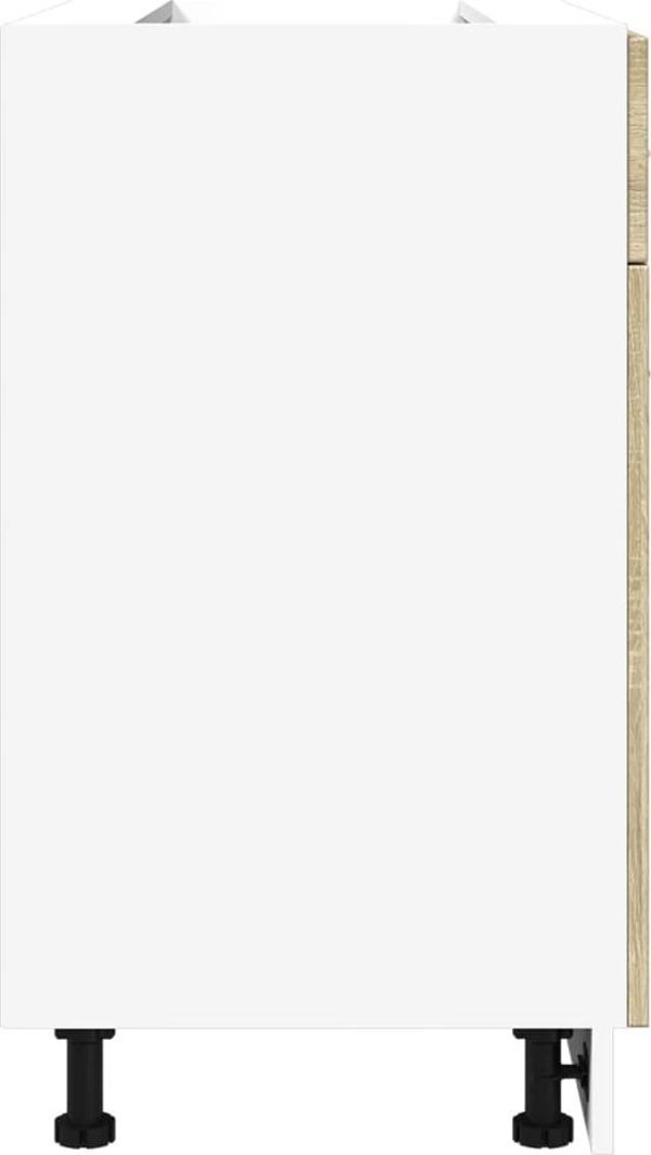 vidaXL Ντουλάπι με συρτάρι, Sonoma δρυς, 80x46x81,5 cm, μοριοσανίδα