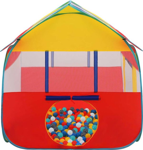 vidaXL Namiot do zabawy z 550 pilczkami, 123x120x126 cm