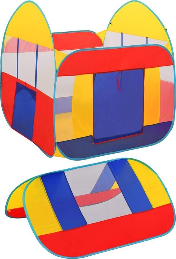 vidaXL Namiot do zabawy z 550 pilczkami, 123x120x126 cm