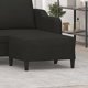 vidaXL Υποπόδιο, μαύρο, 70x55x41 εκ, επενδεδυμένο με ύφασμα