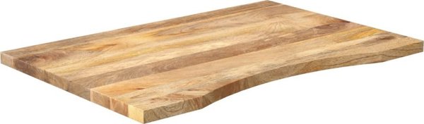 vidaXL Πάγκος γραφείου με κοπή, 90x60x2,5 cm, ακατέργαστο ξύλο μάνγκο