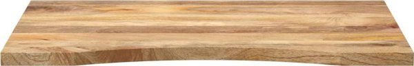 vidaXL Πάγκος γραφείου με κοπή, 90x60x2,5 cm, ακατέργαστο ξύλο μάνγκο