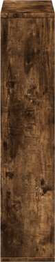 vidaXL Regal na ksiazki, przydymiony dab, 63x20x90 cm