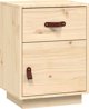 vidaXL vidaXL Szafka nocna, 40x34x55 cm, lite drewno sosnowe