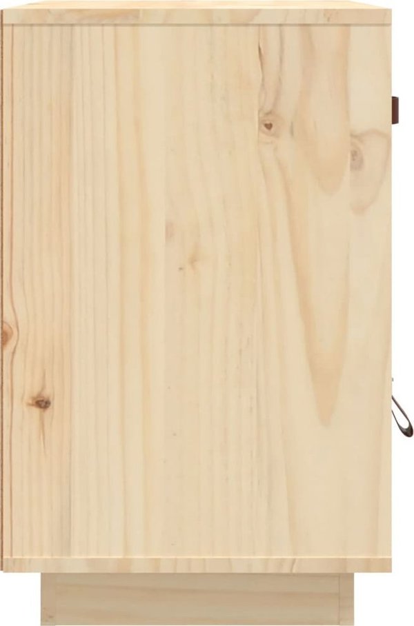 vidaXL vidaXL Szafka nocna, 40x34x55 cm, lite drewno sosnowe