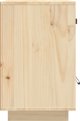 vidaXL vidaXL Szafka nocna, 40x34x55 cm, lite drewno sosnowe