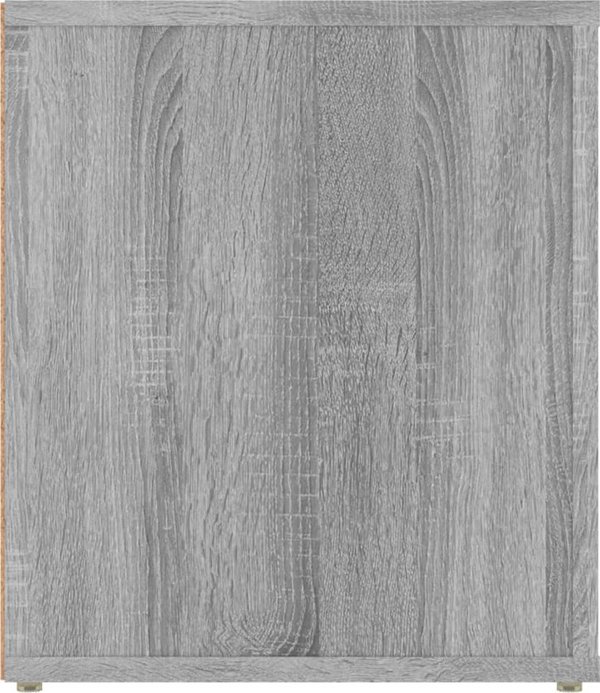 vidaXL Έπιπλο τηλεόρασης, γκρι δρυς Sonoma, 100x35x40 cm