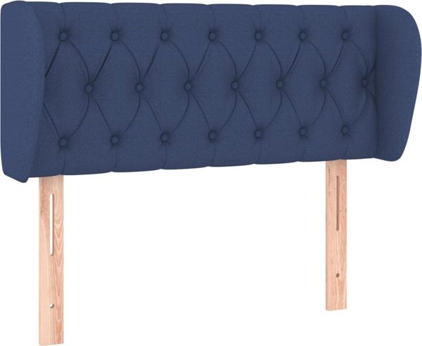 vidaXL Zaglowek uszak, μπλε, 103x23x78/88 cm, tkanina
